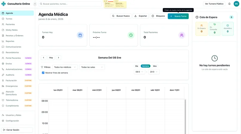 Consultorio Online - SaaS para profesionales de la salud